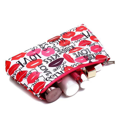 **FREE** LIP PRINTED COSMETIC MAKEUP BAG
