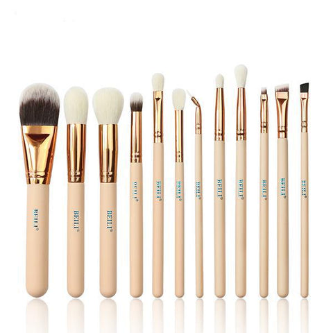 12PCS ESSENTIAL MAKEUP BRUSHES (SET)
